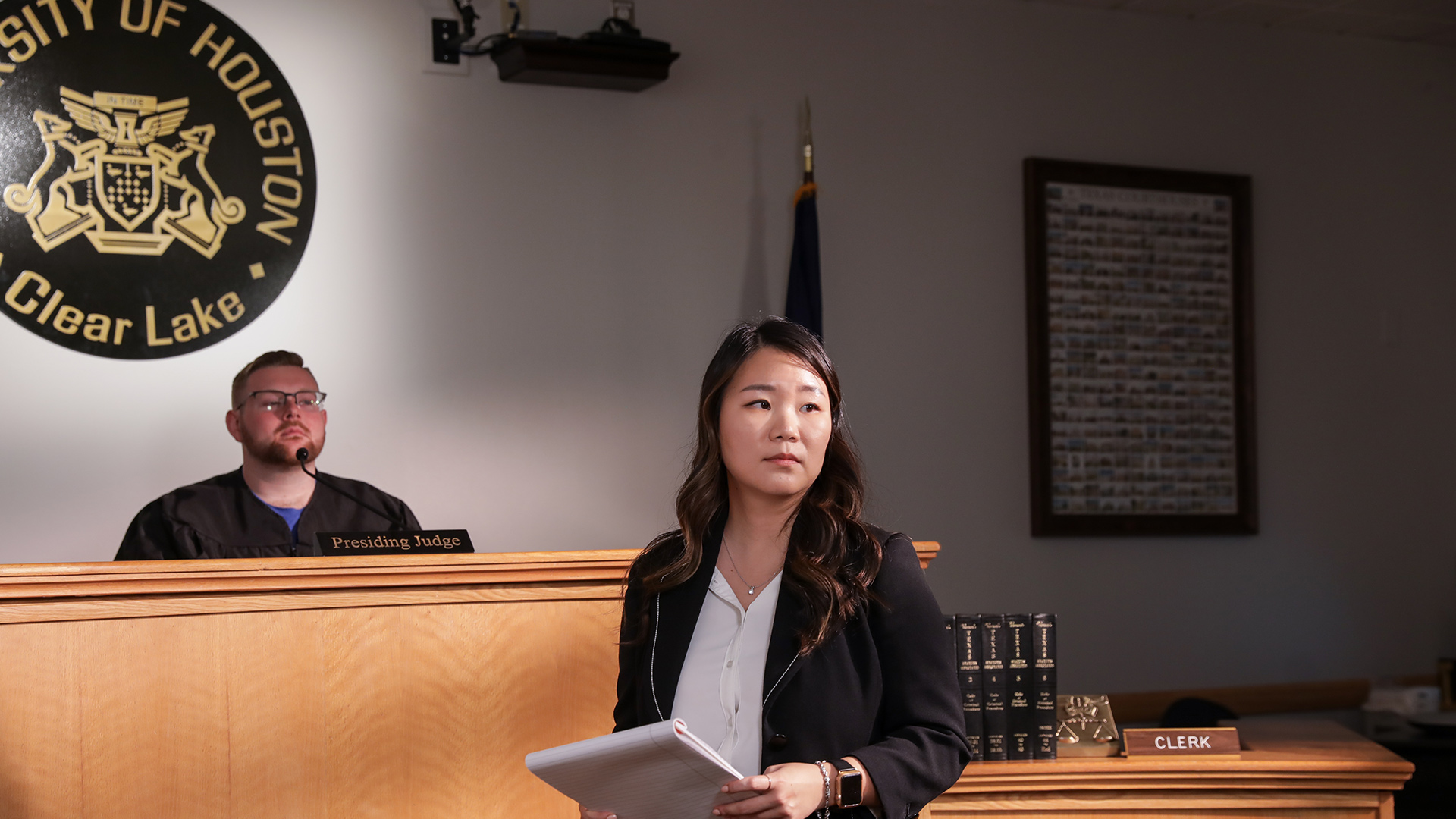 Image of UHCL mock trial setting