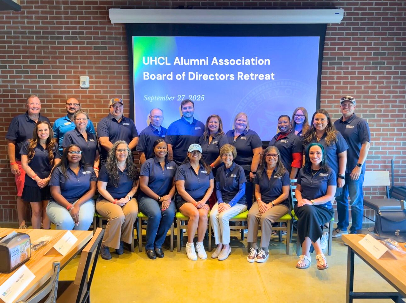 Group photo of the UHCL Alumni Association Board of Directors