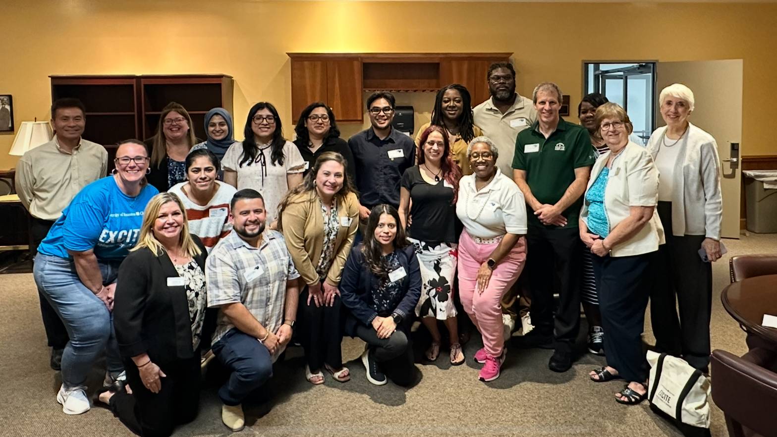 Group photo of MAT students and faculty
