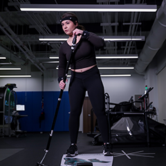 Image of a person in the lab