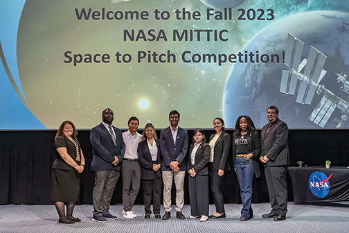 students at nasa competition