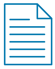 Icon of a piece of paper