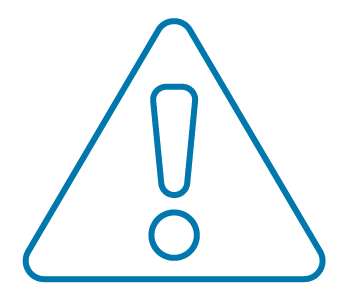 Icon of a general warning symbol