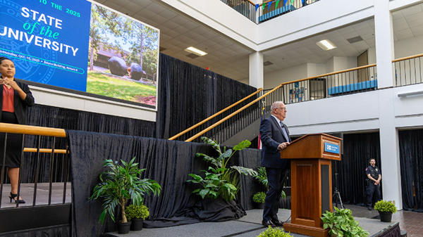 Photo of the 2025 State of the University