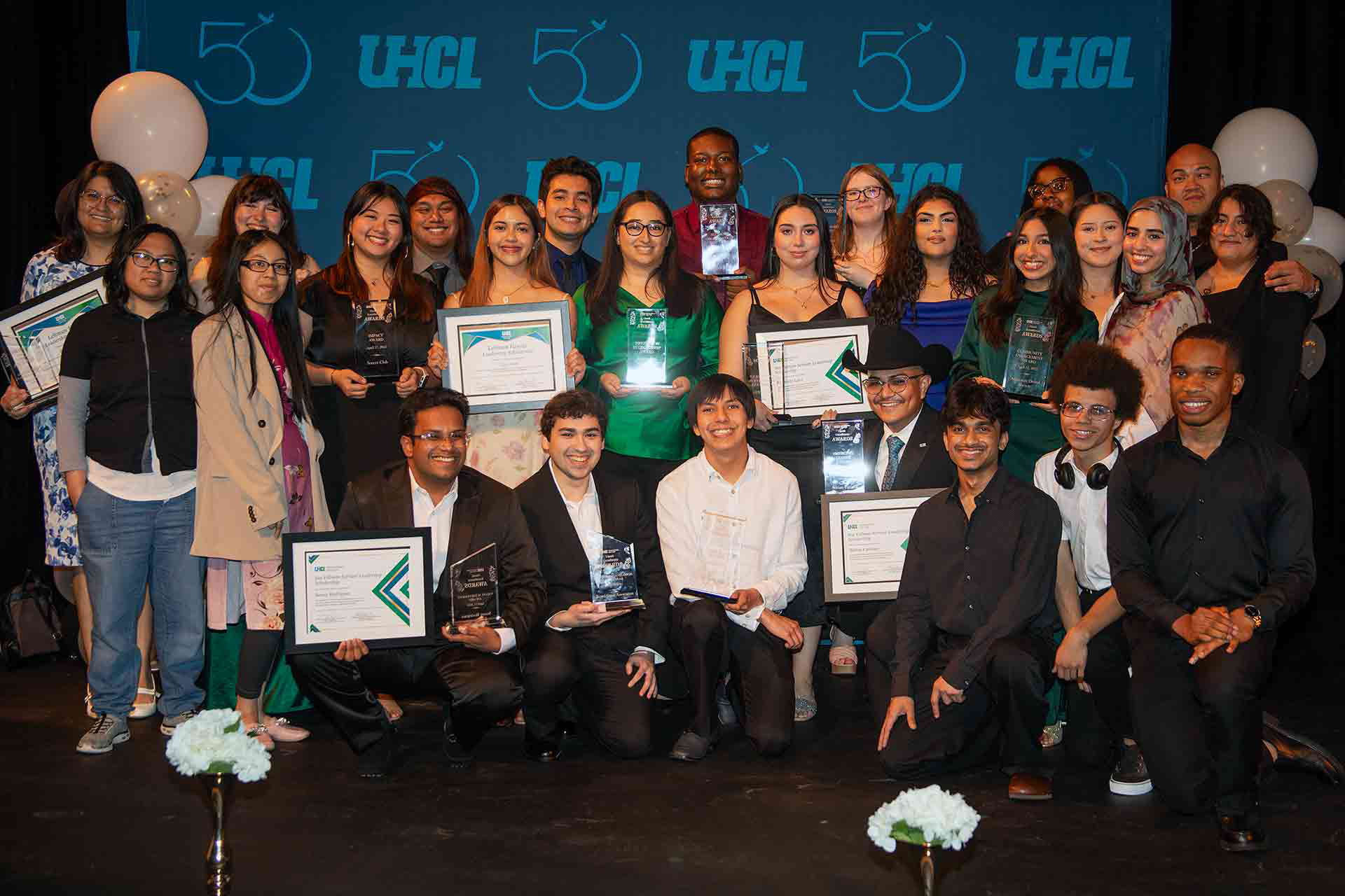 Student Leader Awards group photo